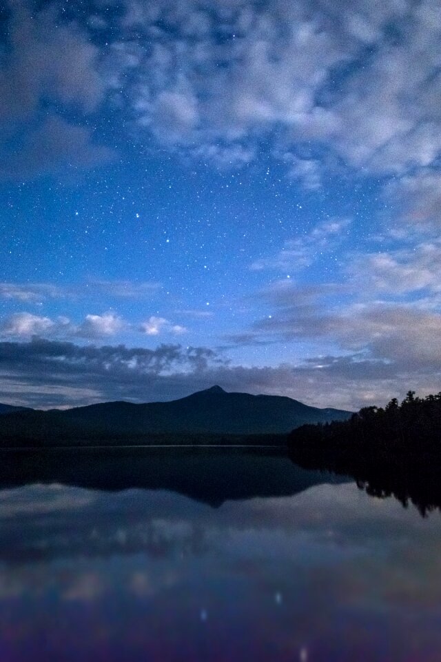 Scenic View of Night Sky photo