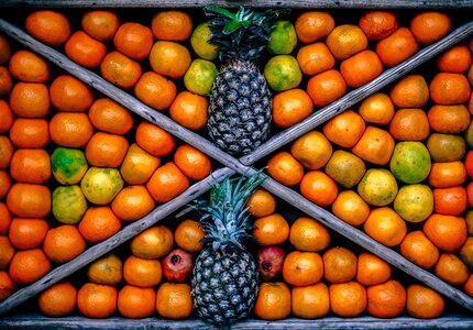 Top View Photography of Fruits photo