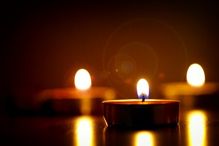 Close-up Photography of Lighted Candles photo