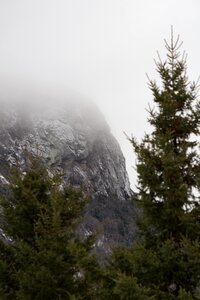 Mountain Under Fog photo