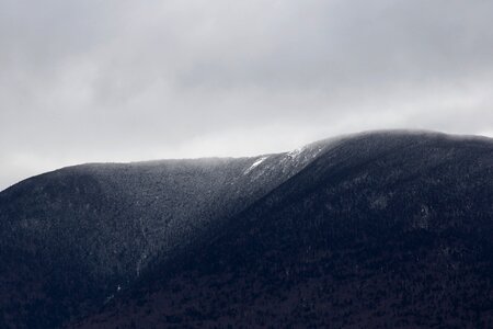 Grayscale Photography Of Mountain photo