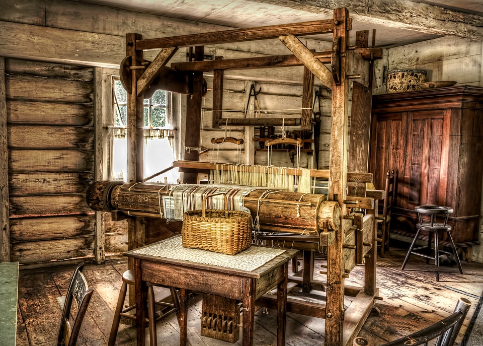 Vintage building interior
