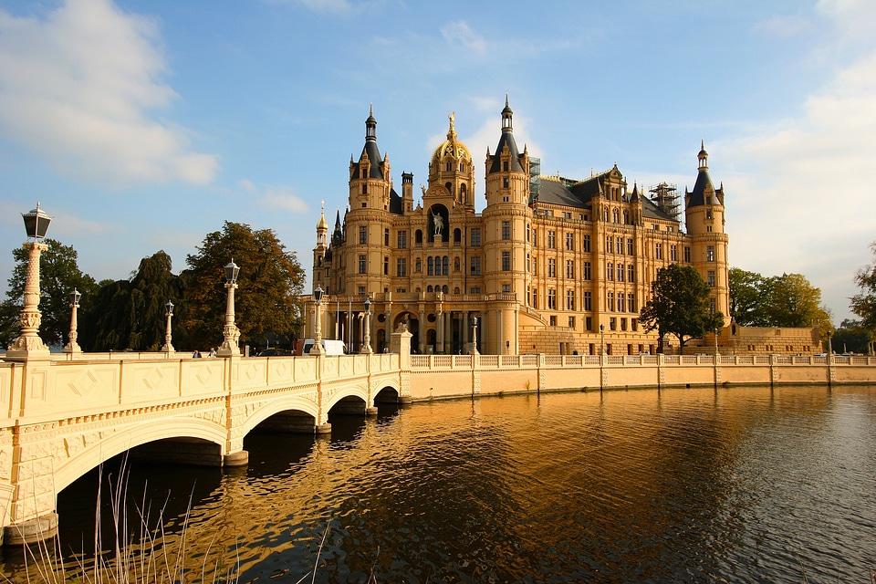 Castle schwerin brandenburg gold