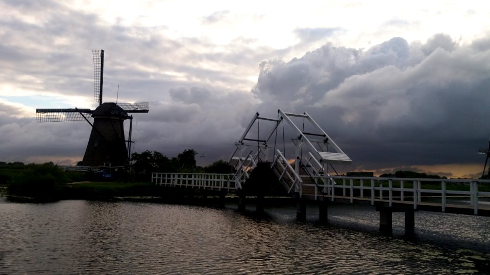 Windmill Waterway Mill Cloud