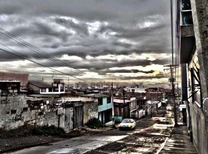 Sky Cloud Urban Area Town