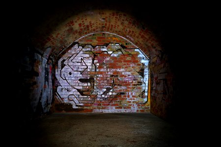 Wall Tunnel Arch Art photo