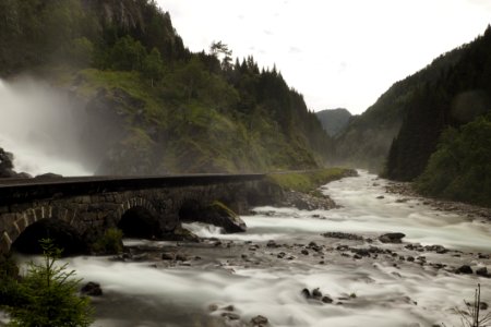 River Waterfall Rapid Highland photo
