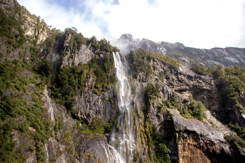 Waterfall Surrounded By Trees