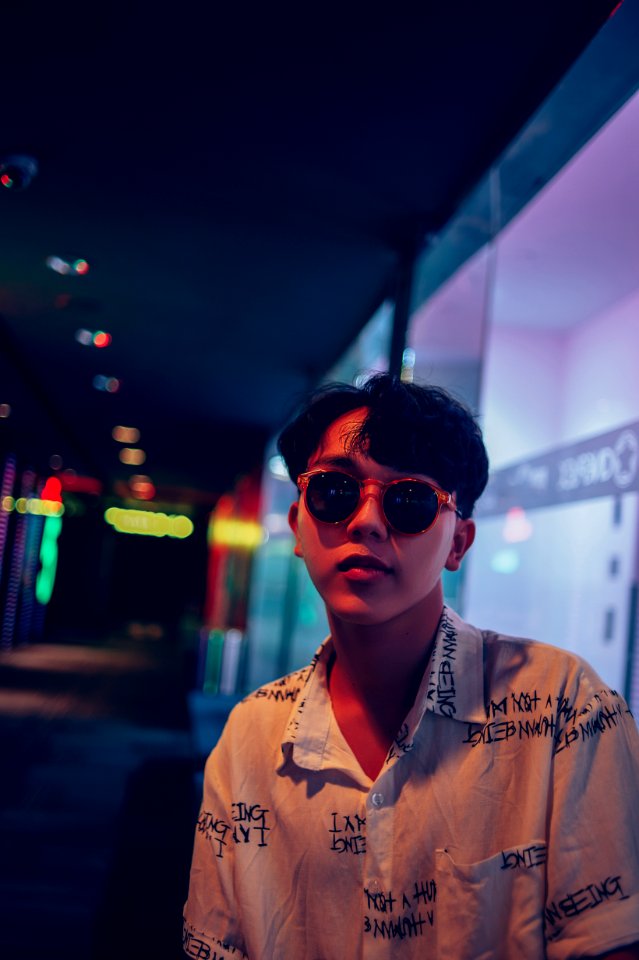 Man Wearing White And Black Collared Shirt photo