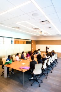 People Having Meeting Inside Conference Room photo