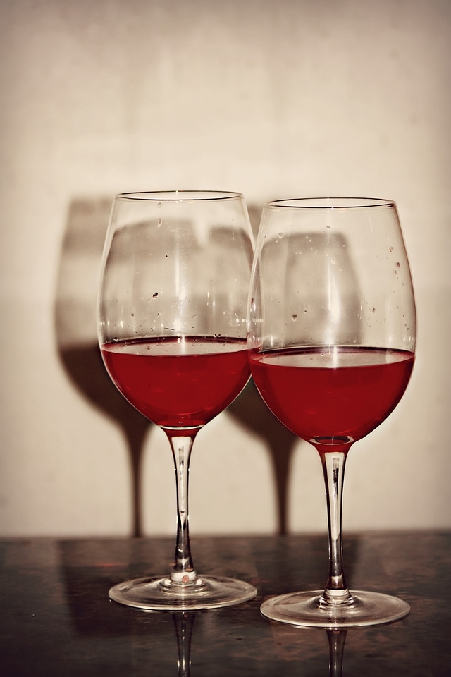 Wine glass glass brown wine