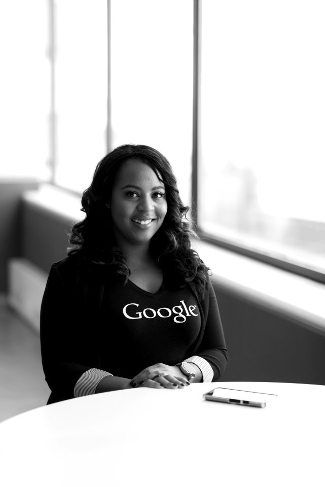 Woman Wearing Google-printed Shirt