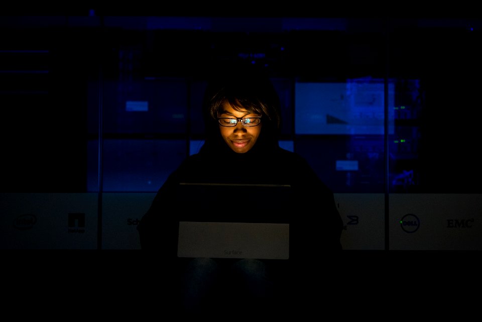 Woman Working On Her Computer