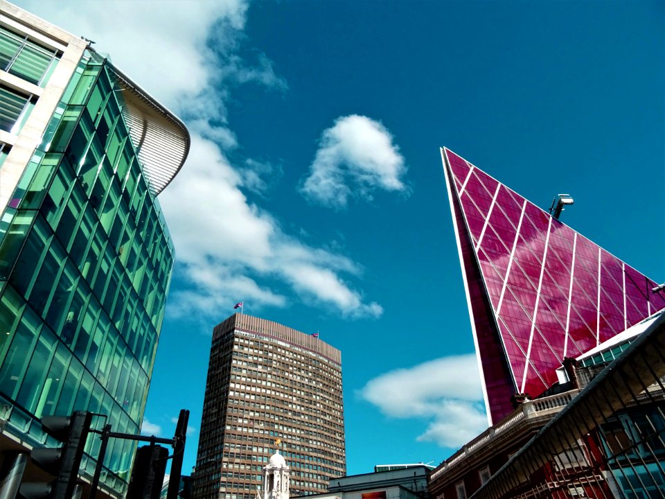 Red And Brown Concrete Buildings