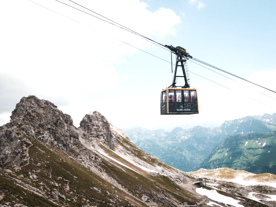 Black And Orange Cable Cart