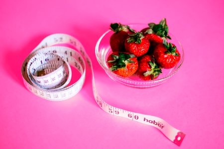 Strawberries And Measuring Tape photo