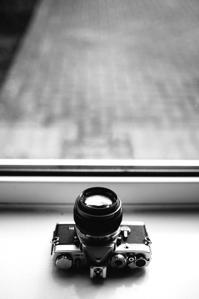 Grayscale Photography Of Dslr Camera
