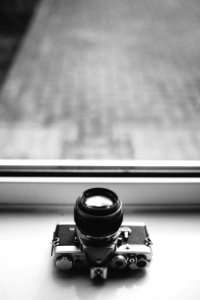 Grayscale Photography Of Dslr Camera photo