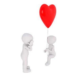 Love Heart Figurine