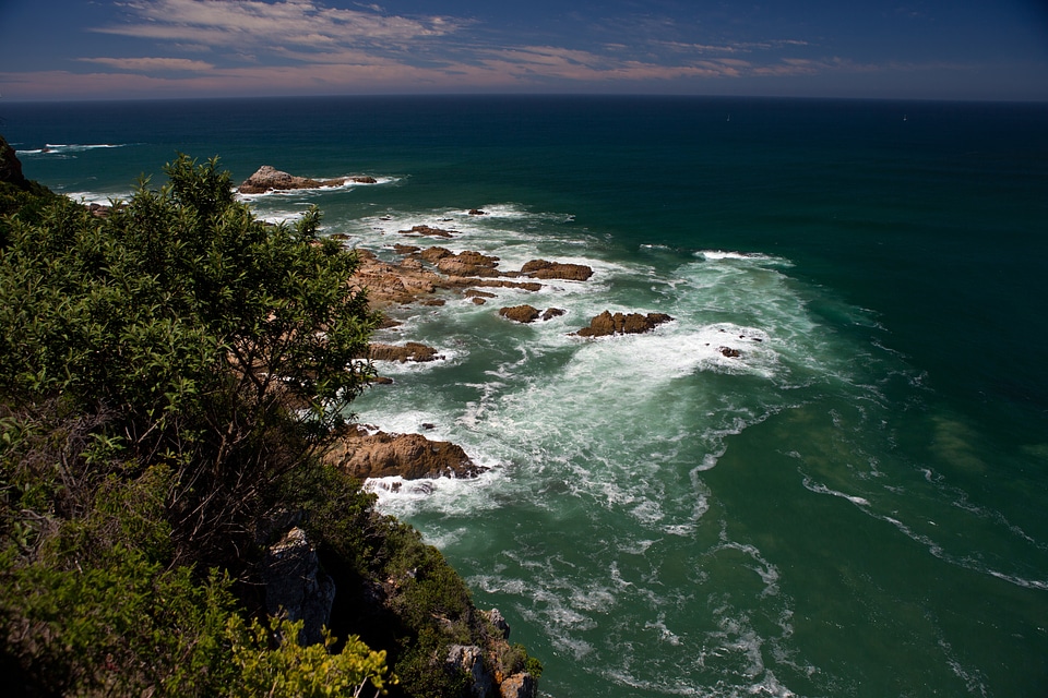 Rocks ocean seascape photo