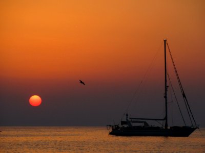 Calm Sunset Sunrise Horizon