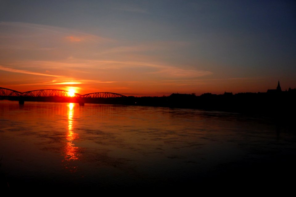 Horizon Afterglow Sky Sunset