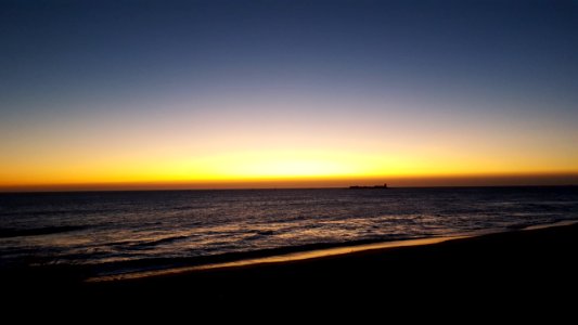 Horizon Sea Sky Sunrise photo