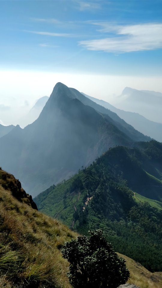 Mountainous Landforms Sky Mountain Highland
