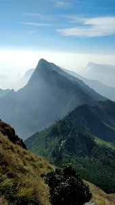 Mountainous Landforms Sky Mountain Highland