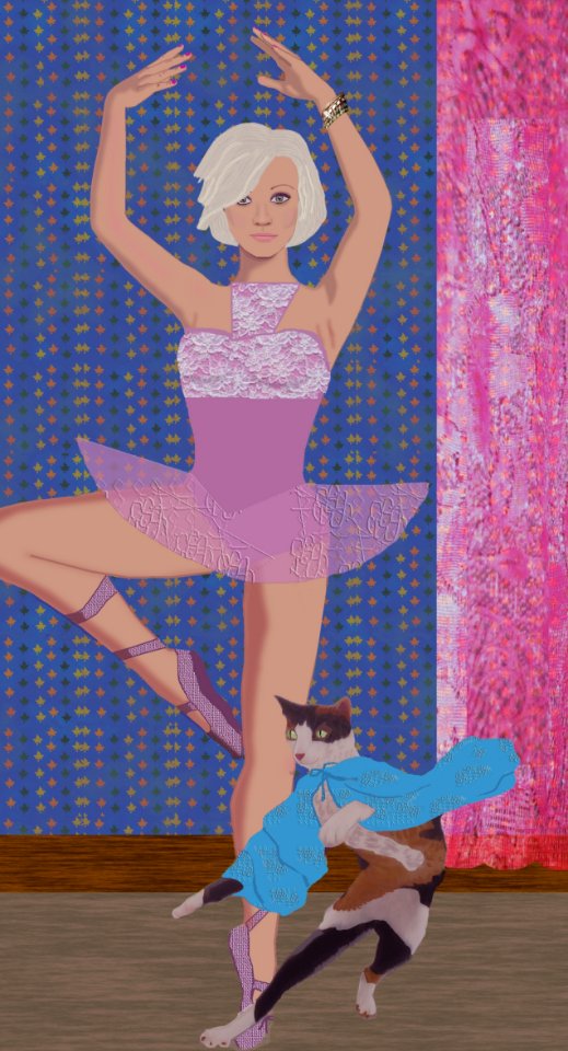 Blue Pink Purple Art