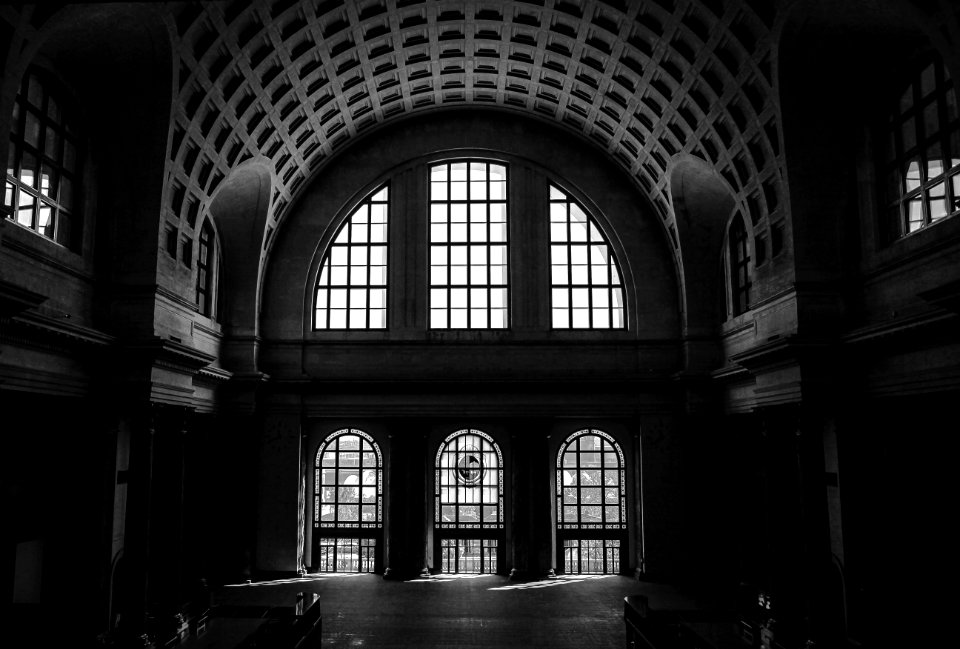 Black And White Landmark Monochrome Photography Arch