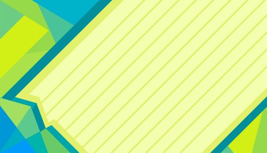 Green Yellow Text Line