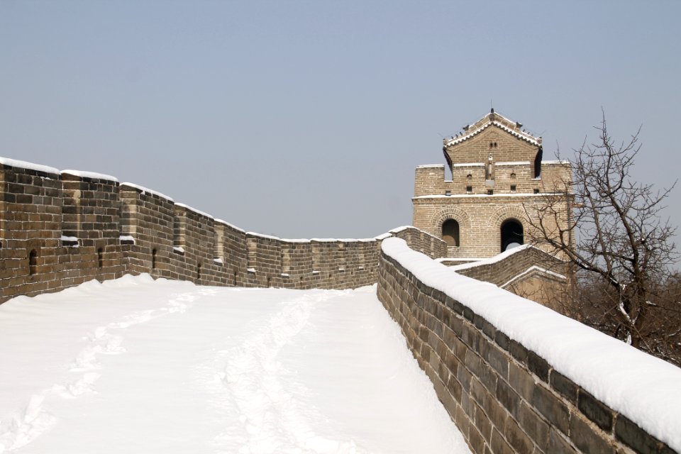 Snow Winter Sky Wall