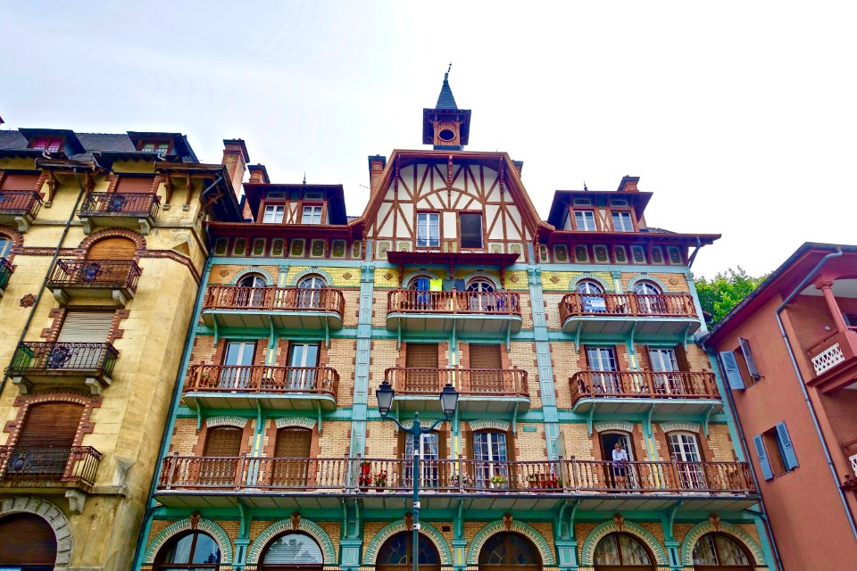 Landmark Town Building Facade