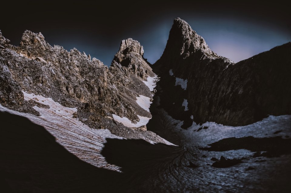 Snow-covered Mountain