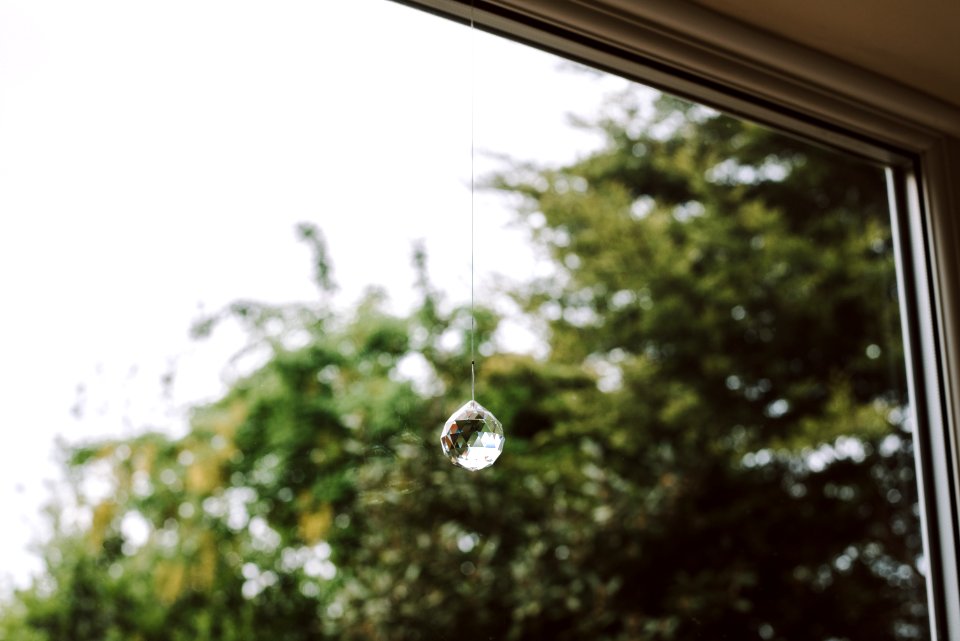 Clear Crystal Gemstone Hanging Decoration