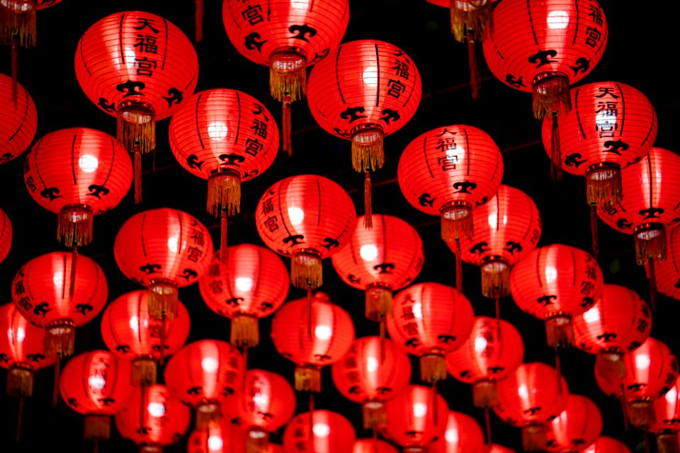 Photo Of Red Paper Lanterns photo