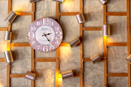Analog Wall Clock Showing 225 Time