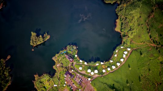 Aerial Photo Of Green Island
