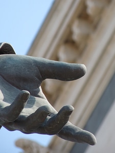 Marseille statue hand bronze