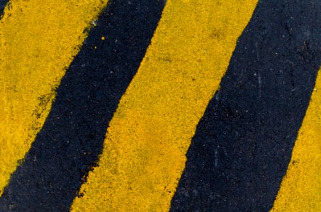 Yellow And Black Pedestrian Lane