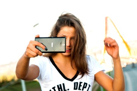Photography Girl Selfie Long Hair
