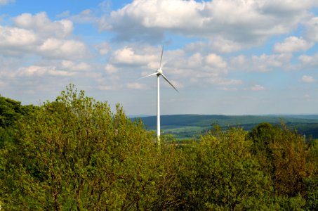 Windmill Wind Farm Wind Turbine Sky photo