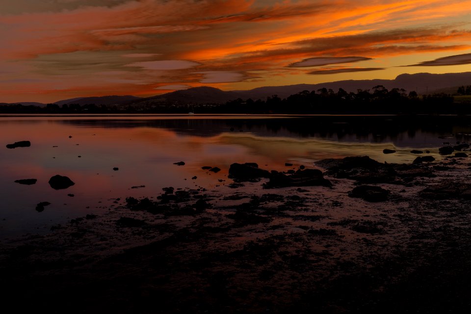 Reflection Loch Sky Water