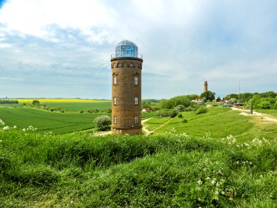 Grassland Sky Landmark Grass photo