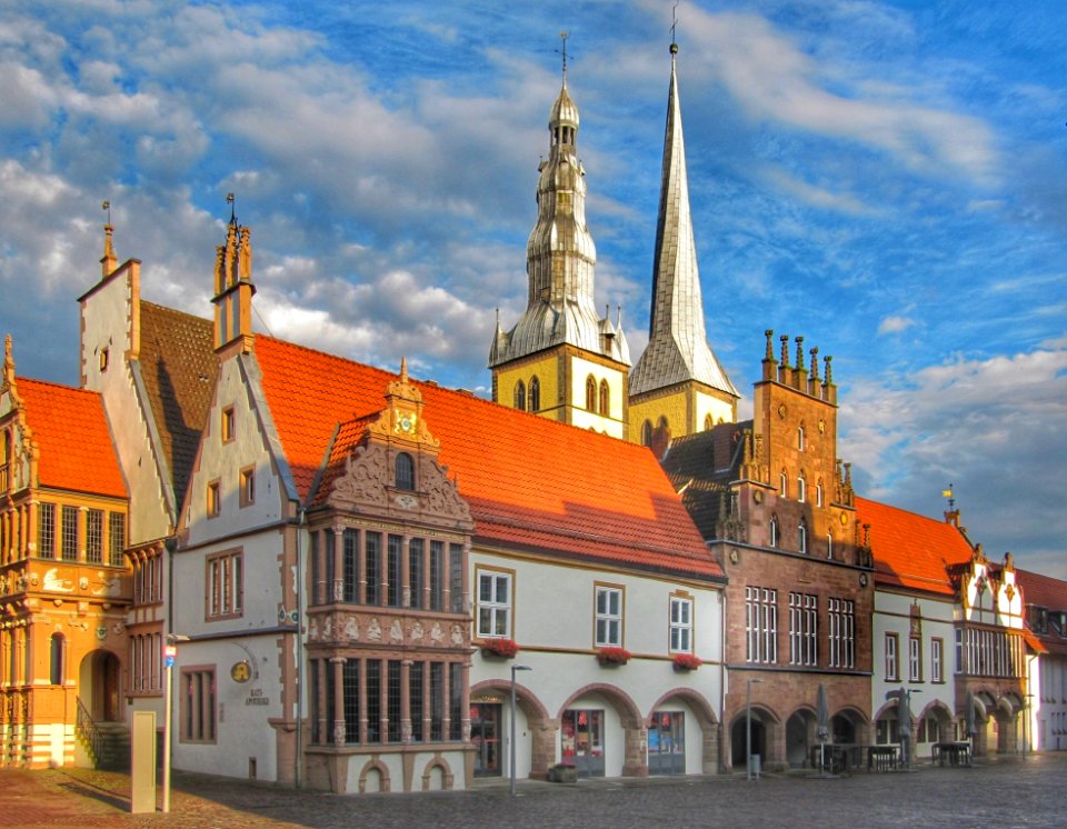 Landmark Town Sky Medieval Architecture