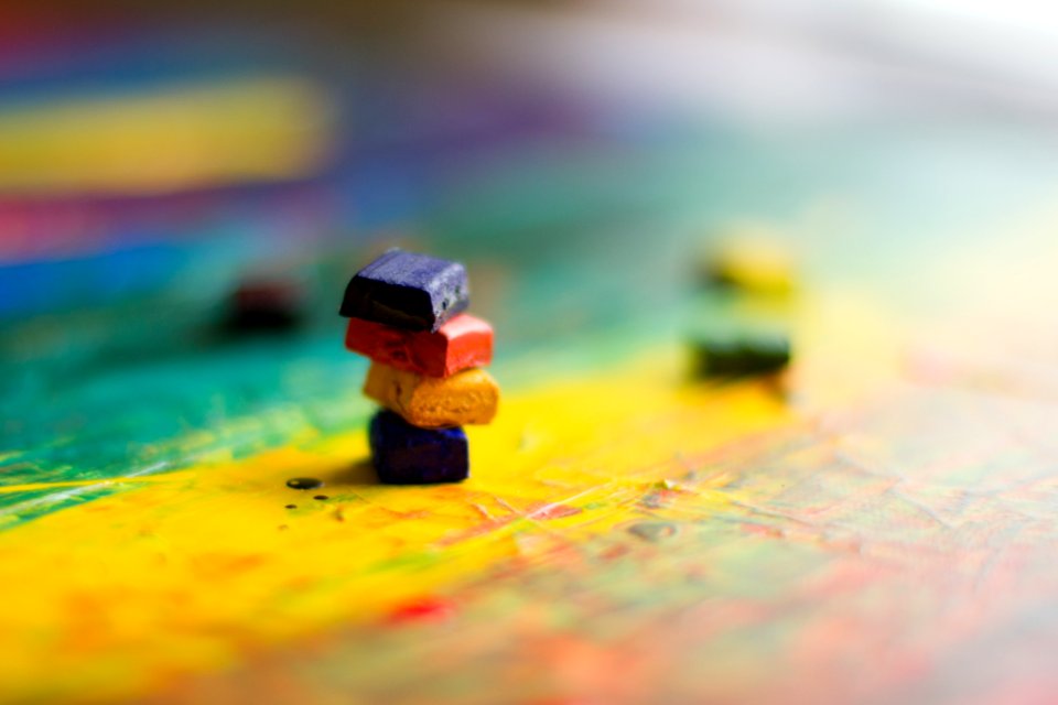 Shallow Focus Photography Of Multicolored Stones photo