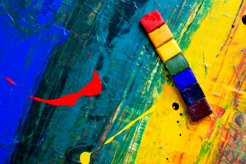 Abstract Color Painting