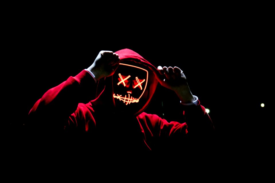 Person Wearing Red Hoodie