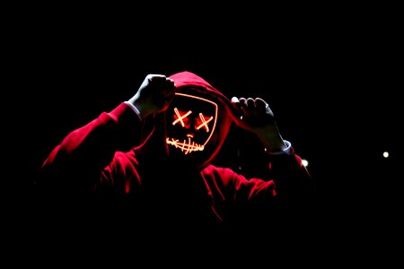 Person Wearing Red Hoodie